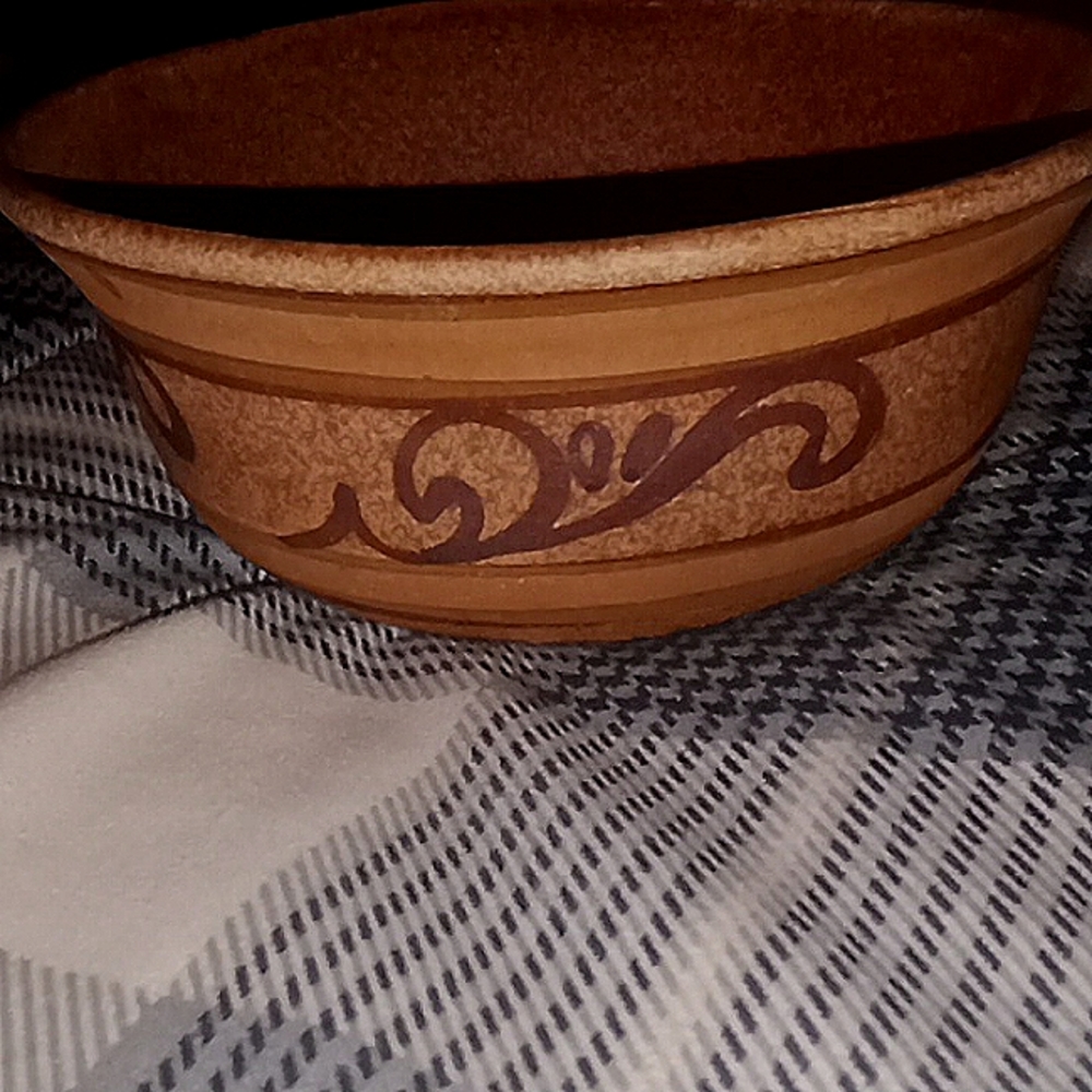 Vintage 1960s Pottery Western Style USA Designs West Stoneware Bowl
